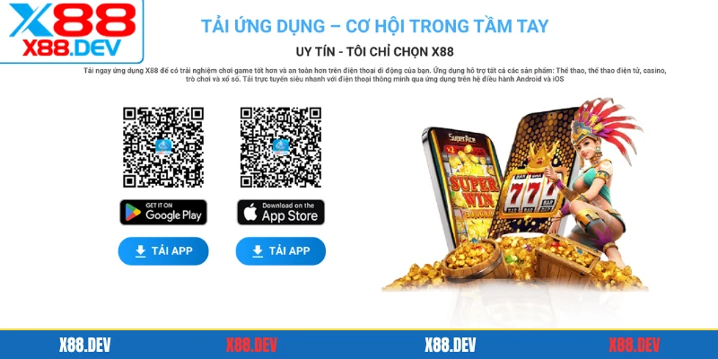 Các bước để tải app X88 về điện thoại
