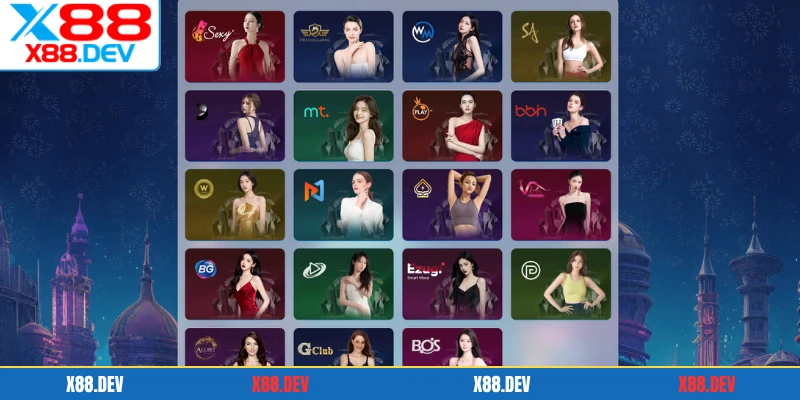 Casino X88 cá cược chuẩn sòng bài trực tuyến