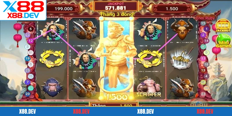 Tây Du Thần Ký siêu phẩm slot hot nhất tại X88
