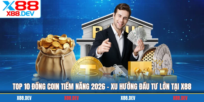 Top 10 Đồng Coin Tiềm Năng 2026 - Xu Hướng Đầu Tư Lớn Tại X88
